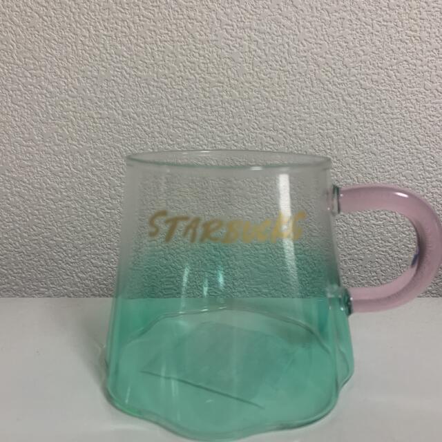 スタバ　新品　富士山ブルーグリーンマグカップ