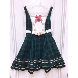 アンジェリックプリティー(Angelic Pretty)の★Angelic Pretty Bunnyカレッジジャンパースカート★シンプル (ひざ丈ワンピース)