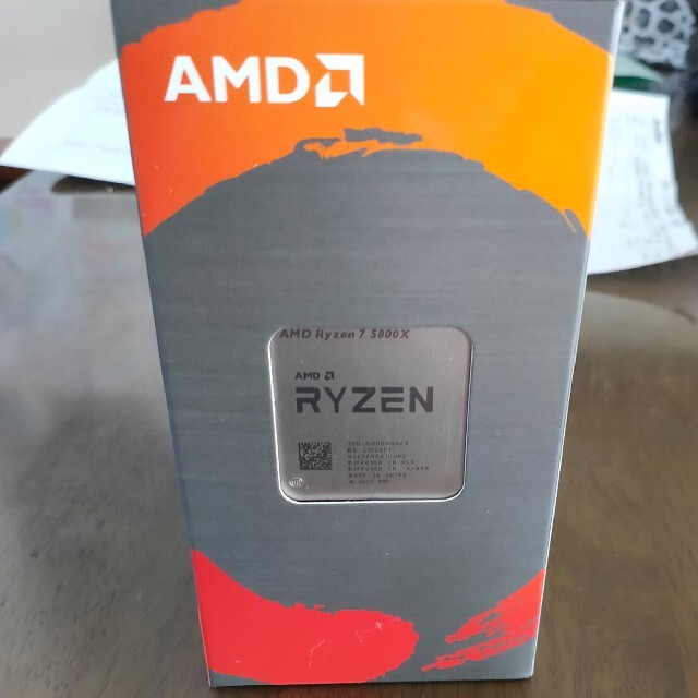 【新品送料込み】AMD Ryzen 7 5800X 国内正規品