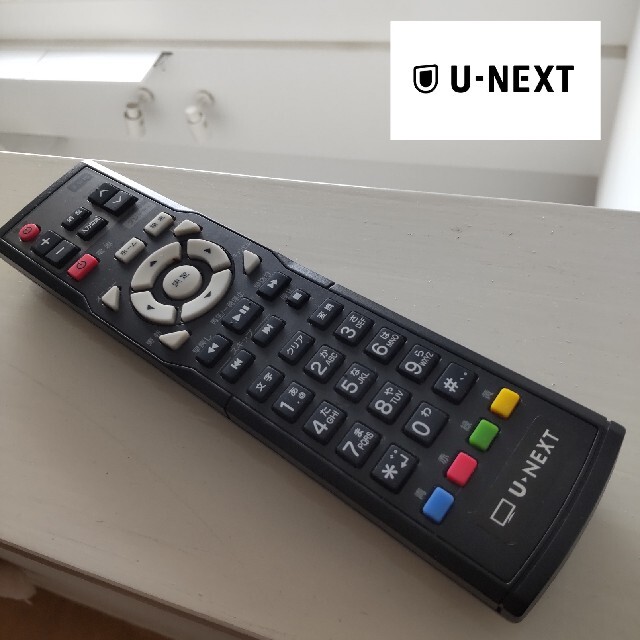 U-NEXT リモコン RC-USEN49-002 ユーネクスト U-NEXT RC-USEN49-002 TVリモコン 動作中古品