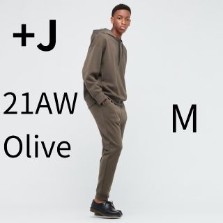 ユニクロ(UNIQLO)のUniqlo +J 21AW ドライスウェットパンツ オリーブ 新品タグ付き(その他)