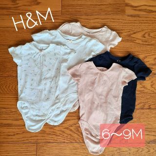 H&M　半袖ロンパース　５枚　まとめ売り(ロンパース)