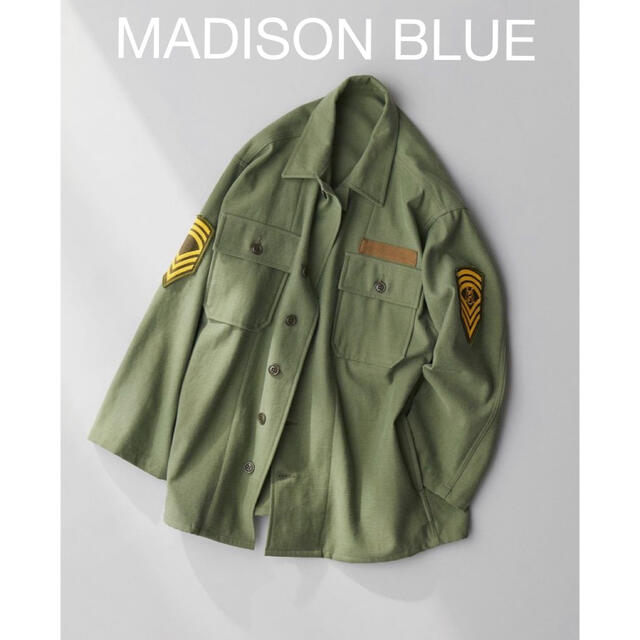 【MADISON BLUE 】MILITARY JACKET /カーキ/01