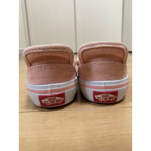 VANS(ヴァンズ)のVANZ（バンズ）キッズスニーカー（16cm ピンクスリッポン） キッズ/ベビー/マタニティのキッズ靴/シューズ(15cm~)(スニーカー)の商品写真