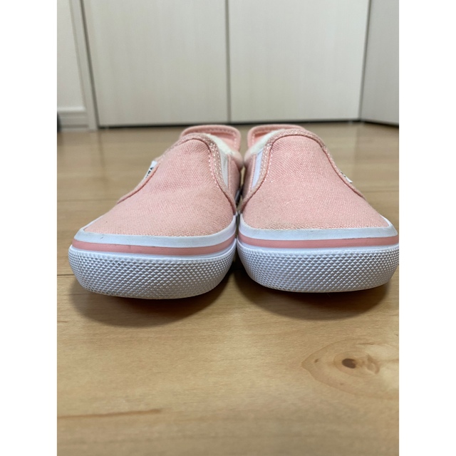 VANS(ヴァンズ)のVANZ（バンズ）キッズスニーカー（16cm ピンクスリッポン） キッズ/ベビー/マタニティのキッズ靴/シューズ(15cm~)(スニーカー)の商品写真