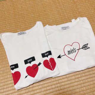 ウィゴー(WEGO)の半袖Tシャツ 2枚セット(Tシャツ(半袖/袖なし))