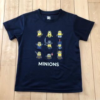 ミニオン　半袖　Tシャツ　140サイズ　ネイビー(Tシャツ/カットソー)