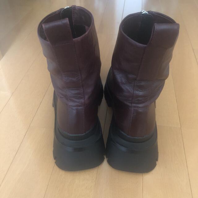 ZARA フロントジップブーツ38(24㎝) 2