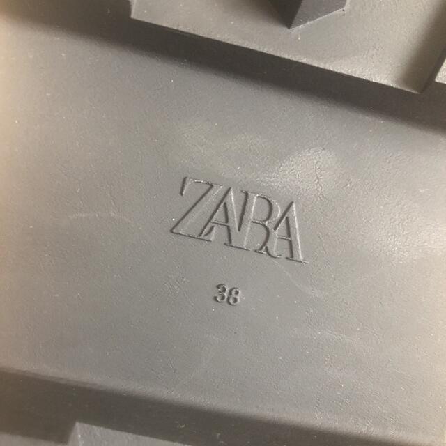 ZARA フロントジップブーツ38(24㎝) 6