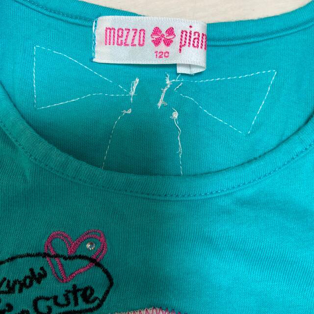 mezzo piano(メゾピアノ)のメゾピアノ　120  半袖 キッズ/ベビー/マタニティのキッズ服女の子用(90cm~)(Tシャツ/カットソー)の商品写真