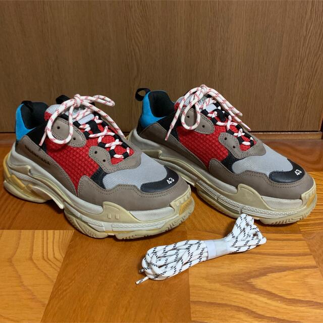 極美品　balenciaga バレンシアガ　triple s トリプルエス