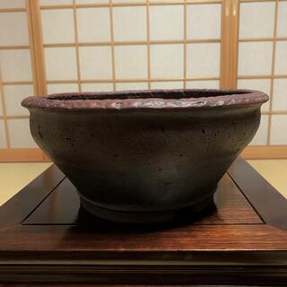 義村秀峰作の盆栽鉢