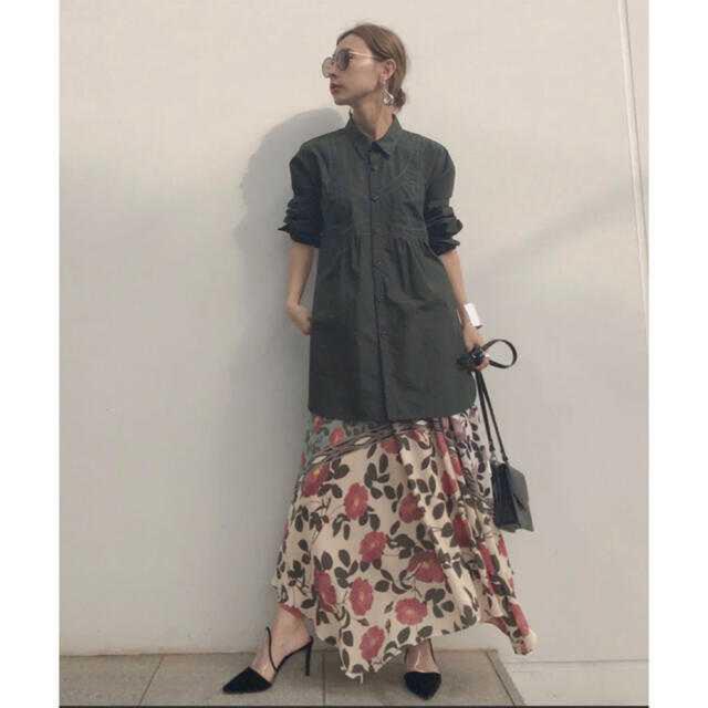 Ameri HANNAH IRREGULAR HEM SKIRTスカート