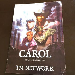 GB  レア　TMネットワーク　CAROL 付録(ミュージシャン)