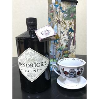 ヘンドリックス　ジン　1L カップアンドソーサー付き　High Tea(蒸留酒/スピリッツ)