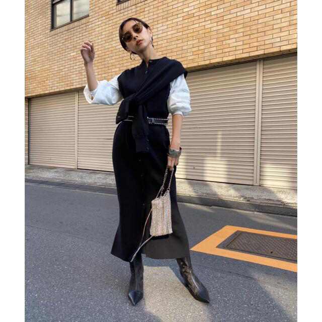 Ameri VINTAGE(アメリヴィンテージ)のAMERI MANY WAY DOCKING SHIRT DRESS レディースのワンピース(ロングワンピース/マキシワンピース)の商品写真