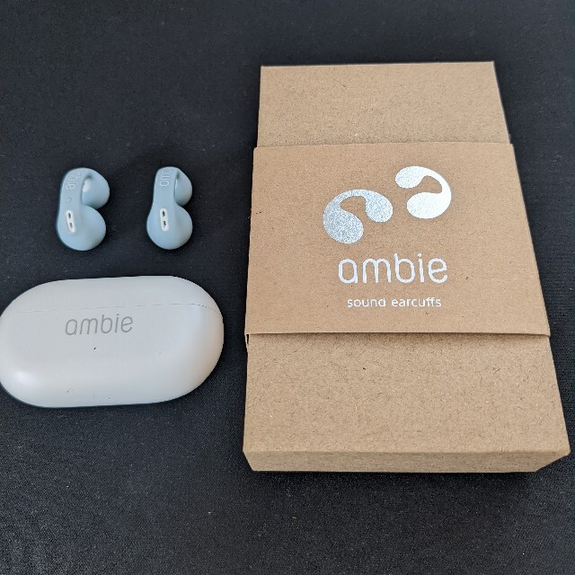 2021新商品 Ambie AM-TW01/CC Mist Sky 限定色 ヘッドフォン/イヤフォン