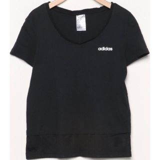 アディダス(adidas)の美品❁adidas アディダス　ワンポイント半袖カットソー　Ｔシャツ❁(Tシャツ/カットソー(半袖/袖なし))