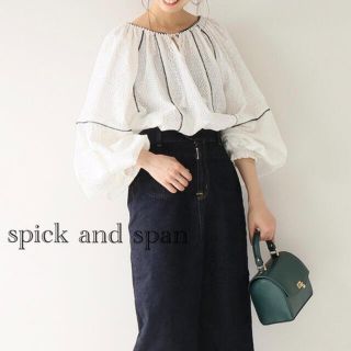 スピックアンドスパン(Spick & Span)のアイレットギャザーブラウス(シャツ/ブラウス(長袖/七分))