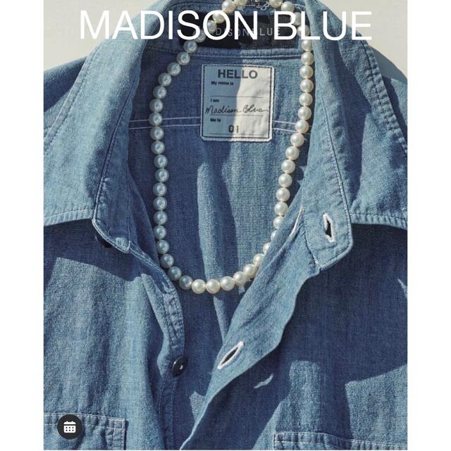 ◆美品◆MADISON BLUEマディソンブルーHAMPTONシャンブレーシャツ