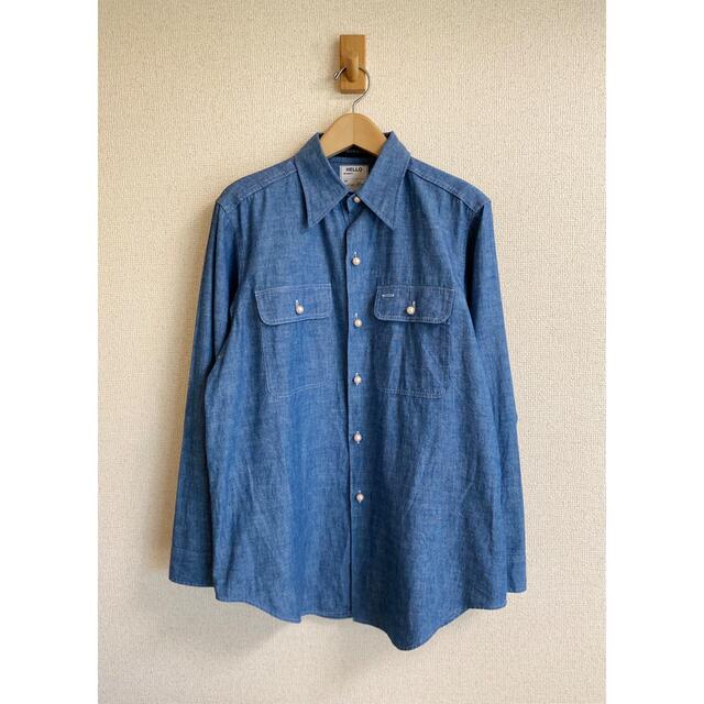 MADISON BLUE】HAMPTON シャンブレーパールボタンシャツ/00