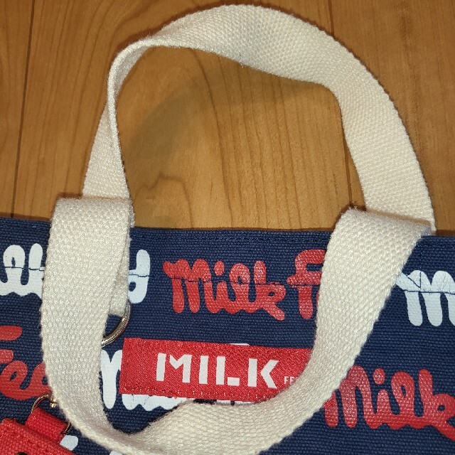 MILKFED.(ミルクフェド)のMILK FED♡トートバッグ 小 レディースのバッグ(トートバッグ)の商品写真