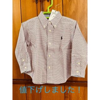 ラルフローレン(Ralph Lauren)の値下げ！タグ付新品！ラルフローレン 長袖シャツ チェックシャツ(ブラウス)