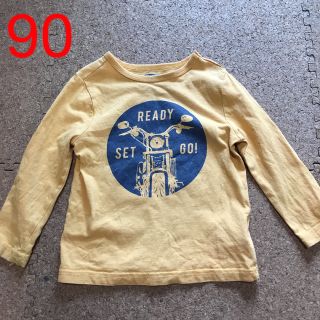 オールドネイビー(Old Navy)のOLD NAVY ロンT 長袖　2T 90センチ相当　バイク(Tシャツ/カットソー)