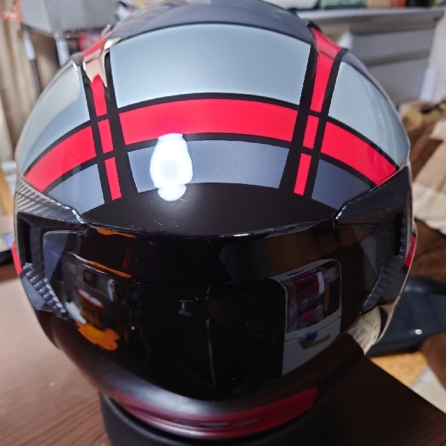 OGK(オージーケー)の【OGK】KABUTO RYUKI FEEL ブラックレッド XL 自動車/バイクのバイク(ヘルメット/シールド)の商品写真