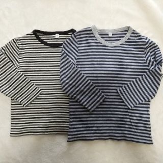 ムジルシリョウヒン(MUJI (無印良品))の無印良品  長袖Tシャツ 100 2枚セット(Tシャツ/カットソー)