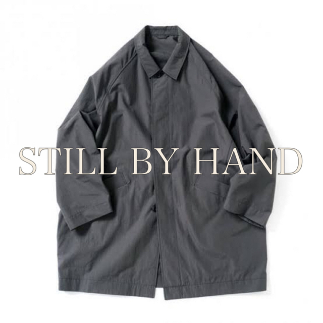 STILL BY HAND / CO03221 ステンカラーコート 2022ss