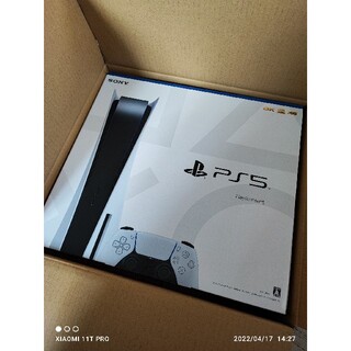 プレイステーション(PlayStation)の新品未開封 PS5 プレイステーション5 本体 軽量版 CFI-1100A01(家庭用ゲーム機本体)