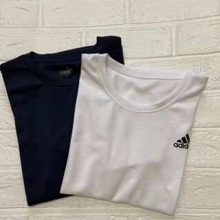 アディダス(adidas)のアディダス　プーマ　キッズＴシャツ２枚組　サイズ１６０(Tシャツ/カットソー)