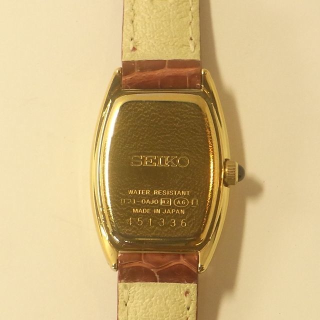 SEIKO(セイコー)の美品 稼働品 セイコー エクセリーヌ 腕時計 クオーツ レディース 純正ベルト レディースのファッション小物(腕時計)の商品写真