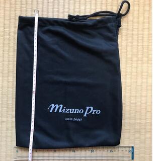 ミズノ(MIZUNO)のミズノゴルフ　MIZNO PRO シューズ袋 布製 黒色(その他)