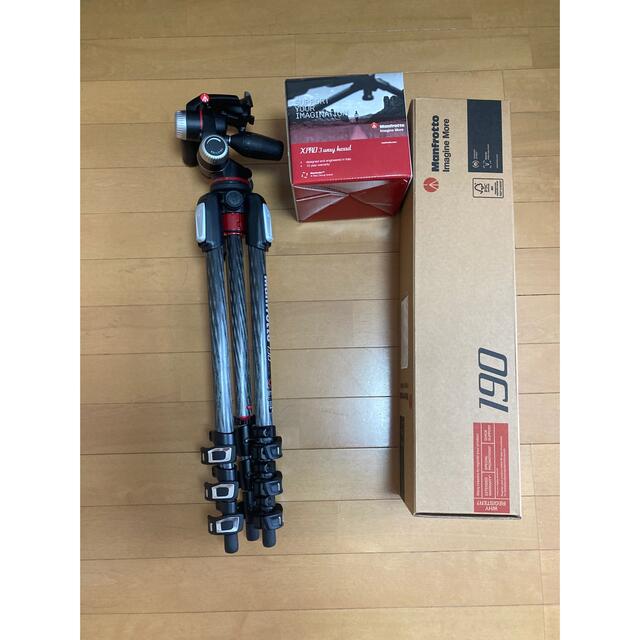 Manfrotto(マンフロット)のマンフロット　三脚　雲台　MT190CXPRO4 MHXPRO-3W XPRO3 スマホ/家電/カメラのカメラ(その他)の商品写真