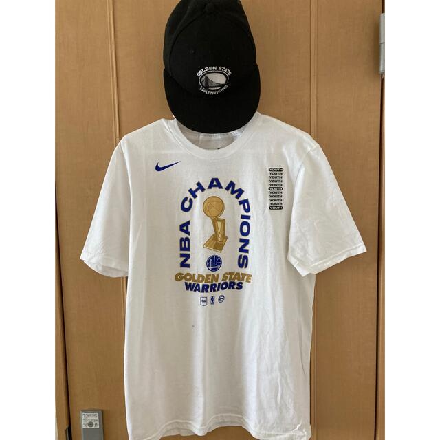 NEW ERA(ニューエラー)のwarriors nike t-shirtsとneweraキッズセット キッズ/ベビー/マタニティのこども用ファッション小物(帽子)の商品写真