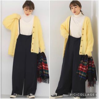 サニーレーベル(Sonny Label)のアーバンリサーチ Sonny Label web限定サス付きサロペット ネイビー(サロペット/オーバーオール)