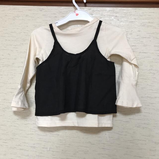 MIALY MAIL(ミアリーメール)の100cm 重ね着 トップス キッズ/ベビー/マタニティのキッズ服女の子用(90cm~)(Tシャツ/カットソー)の商品写真