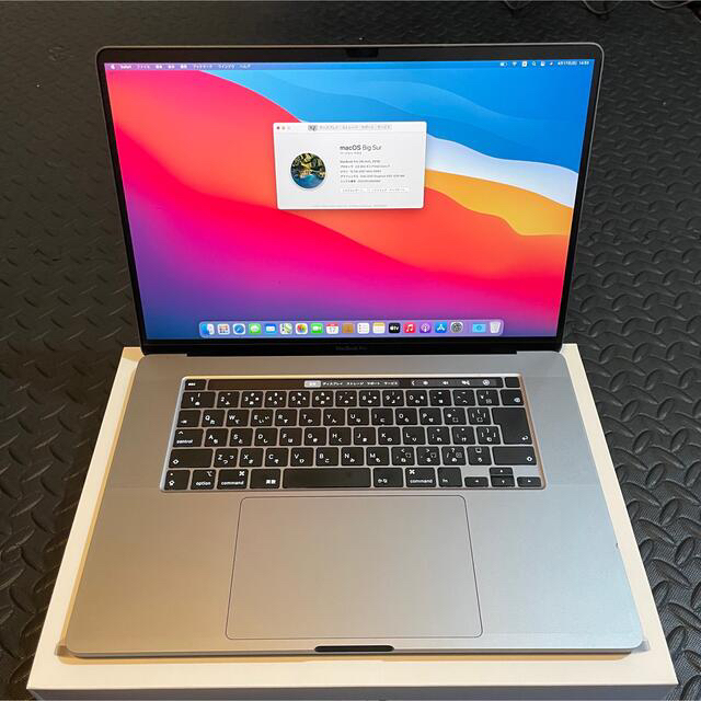 MVVJ2J/A MacBook Pro 16インチ i7 500GB16GB