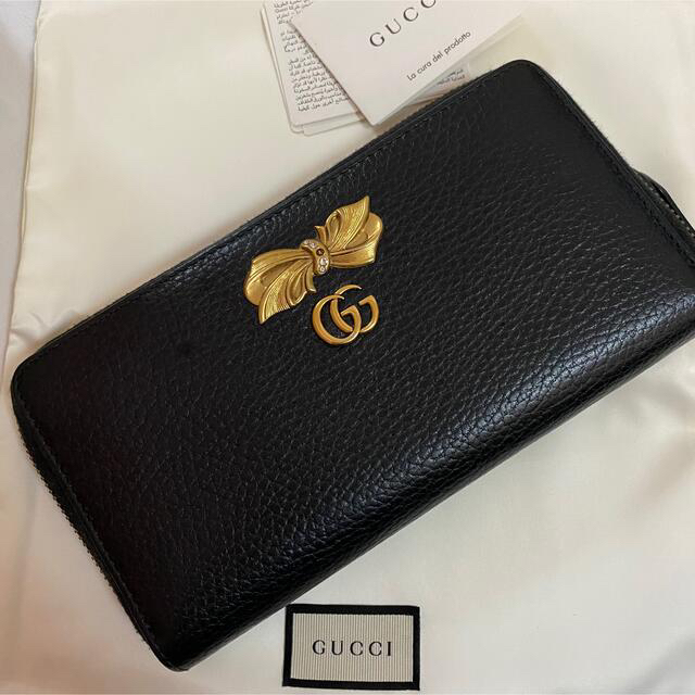 Gucci(グッチ)のGUCCI 524291-CAOXT-1163 ラウンドファスナー レディースのファッション小物(財布)の商品写真