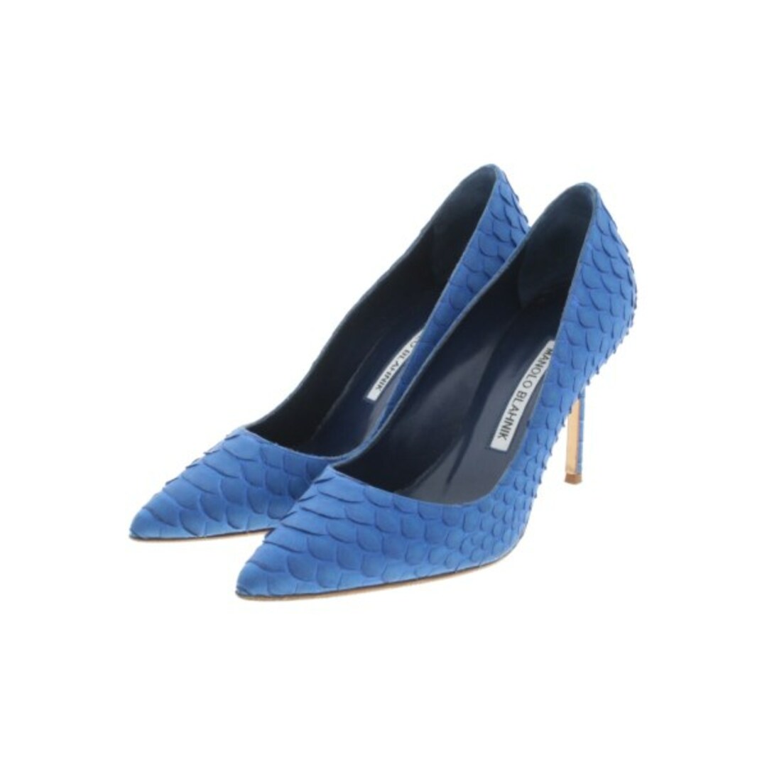 MANOLO BLAHNIK パンプス 35(21.5cm位) 青