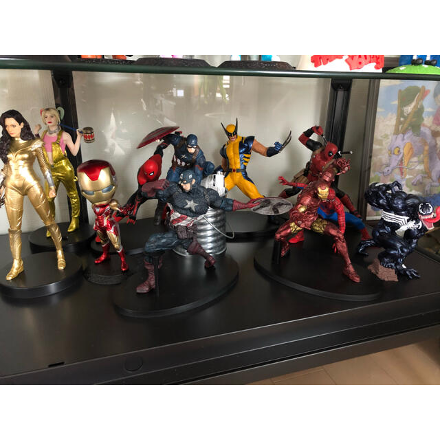 アメコミ MARVEL マーベル DCコミック フィギュア 10体セット | フリマアプリ ラクマ