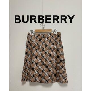 バーバリー(BURBERRY)のBURBERRY バーバリーノバチェック  ひざ丈スカート　Mサイズ(ひざ丈スカート)