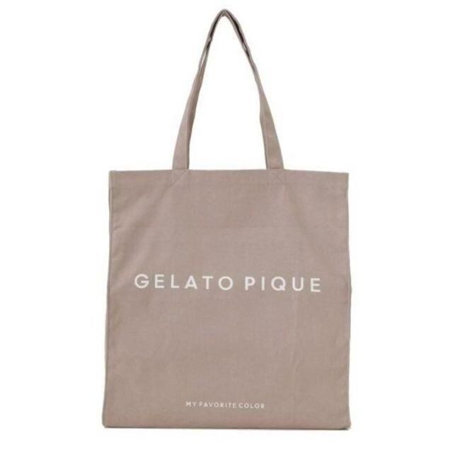 gelato pique(ジェラートピケ)の【新品】 ジェラートピケ ホビートートバッグ★新色★ベージュ レディースのバッグ(トートバッグ)の商品写真