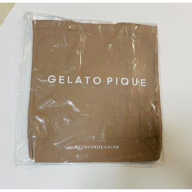 gelato pique(ジェラートピケ)の【新品】 ジェラートピケ ホビートートバッグ★新色★ベージュ レディースのバッグ(トートバッグ)の商品写真