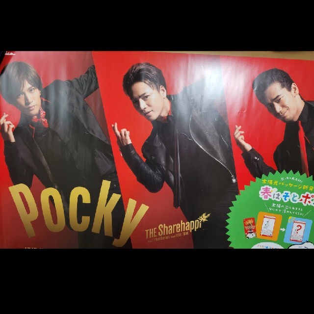 三代目JSB☆ポスター☆ポッキー☆登坂広臣☆岩田剛典☆非売品