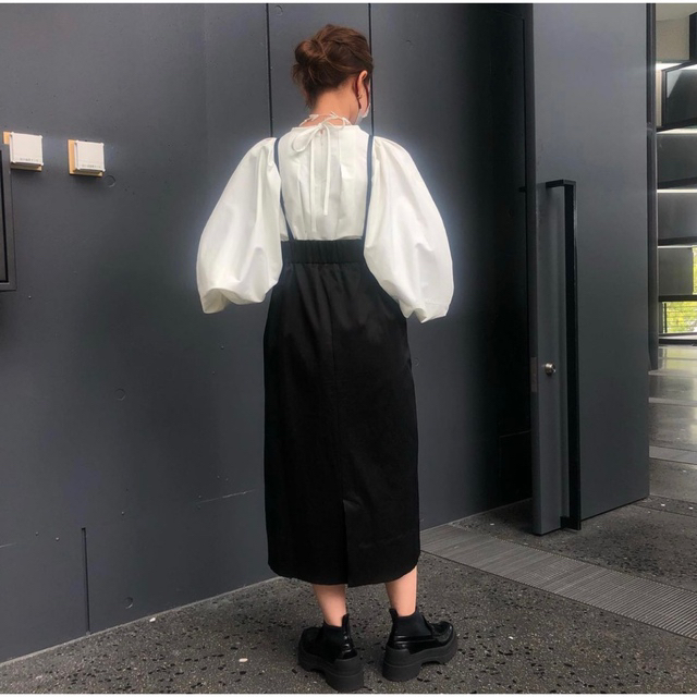Drawer(ドゥロワー)のyori♡ ヨリ ハイウエストIラインスカート【2021AW】 レディースのスカート(ロングスカート)の商品写真