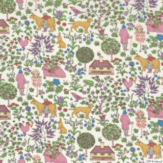 リバティ ヴォイジー Voysey（ホビーラホビーレオリジナル）新品生地(生地/糸)