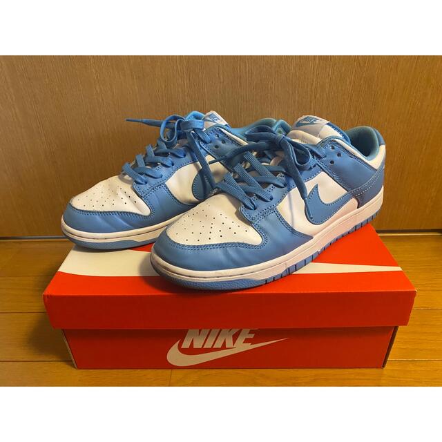 NIKE dunk low university blue UNC ダンク　水色